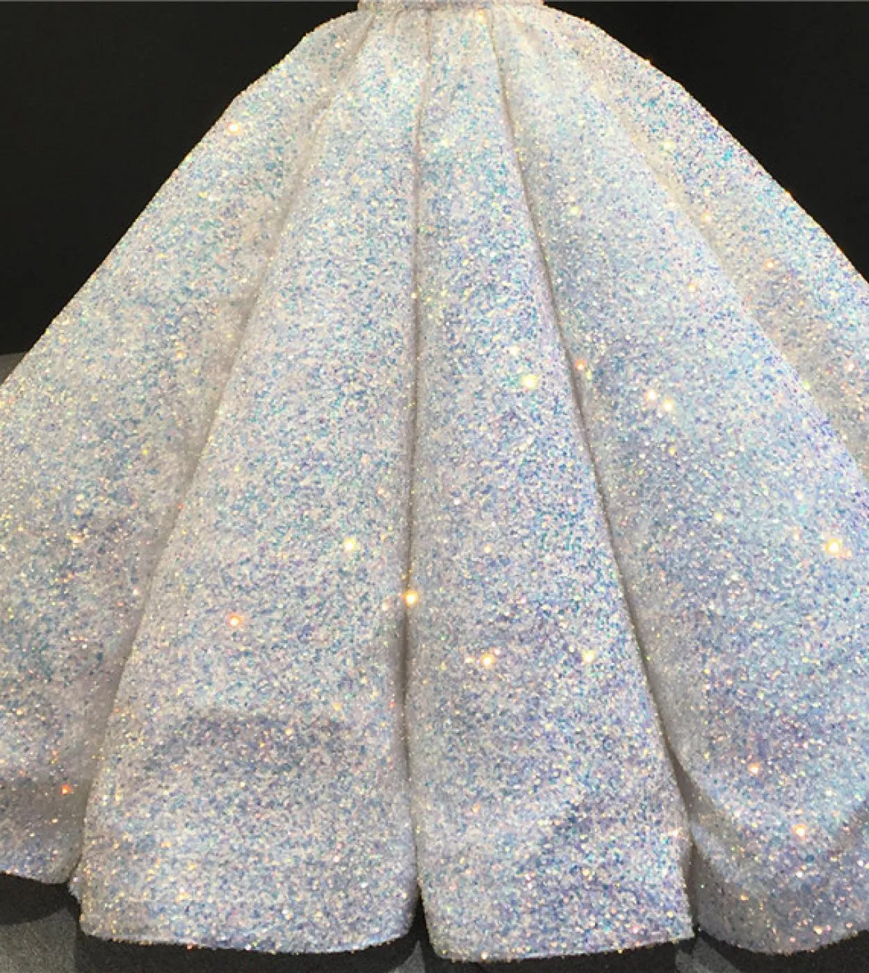 Serene Hill Indigo Blue Gold Abiti da sposa di lusso con paillettes maniche lunghe Abito da sposa Plus Size Donna Ha2466 Custom