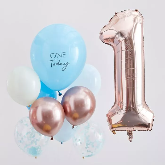 Set di palloncini One Today blu