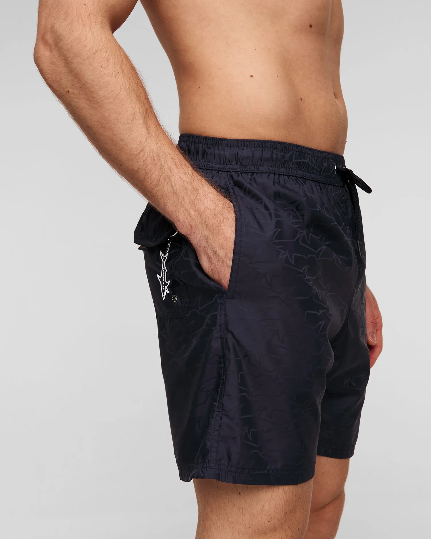 Shorts da bagno blu scuro da uomo Paul&Shark 24415041-13