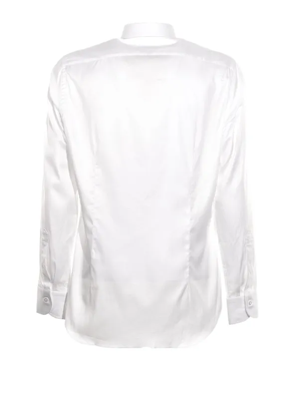 Slim-fit shirt in twill