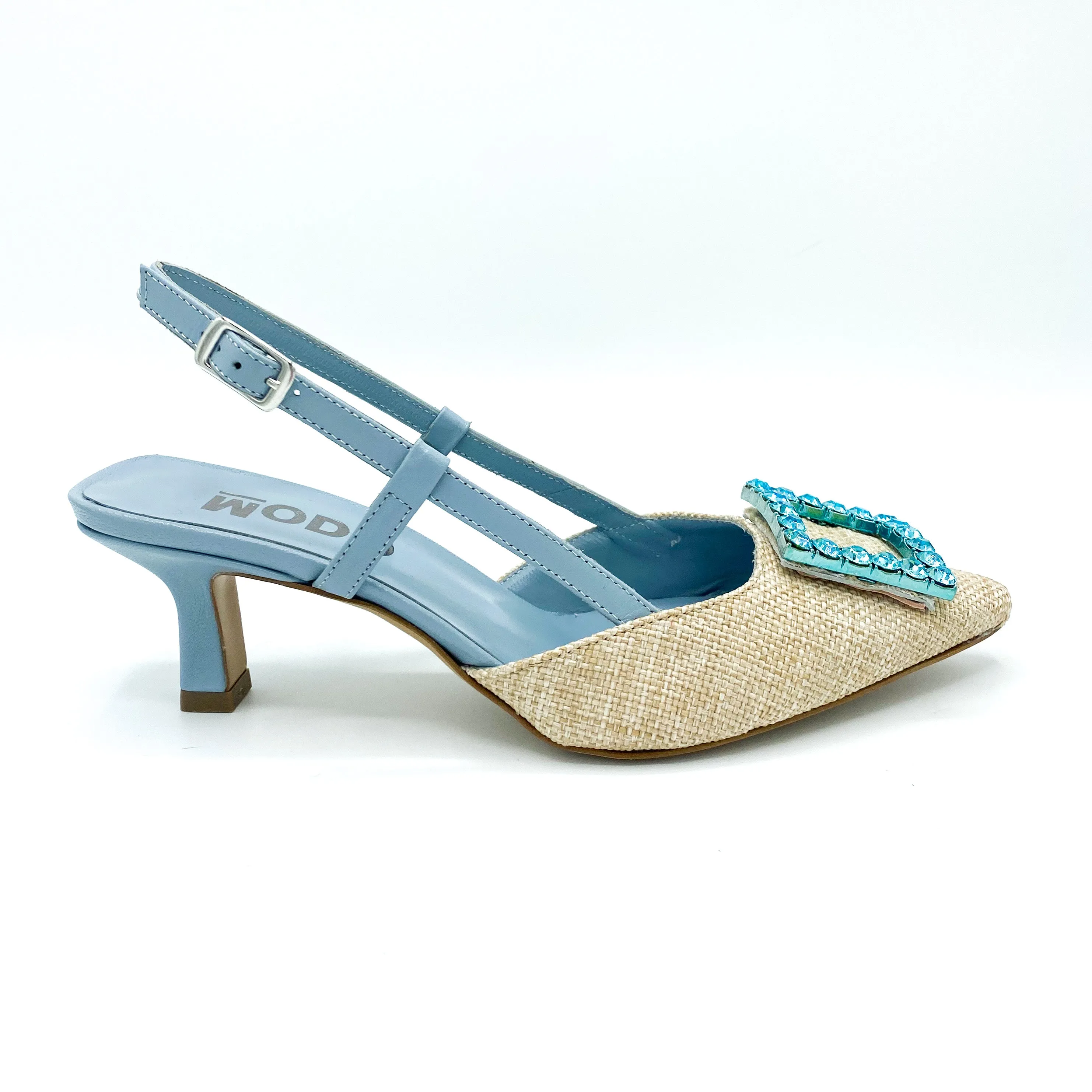 Slingback Raffia