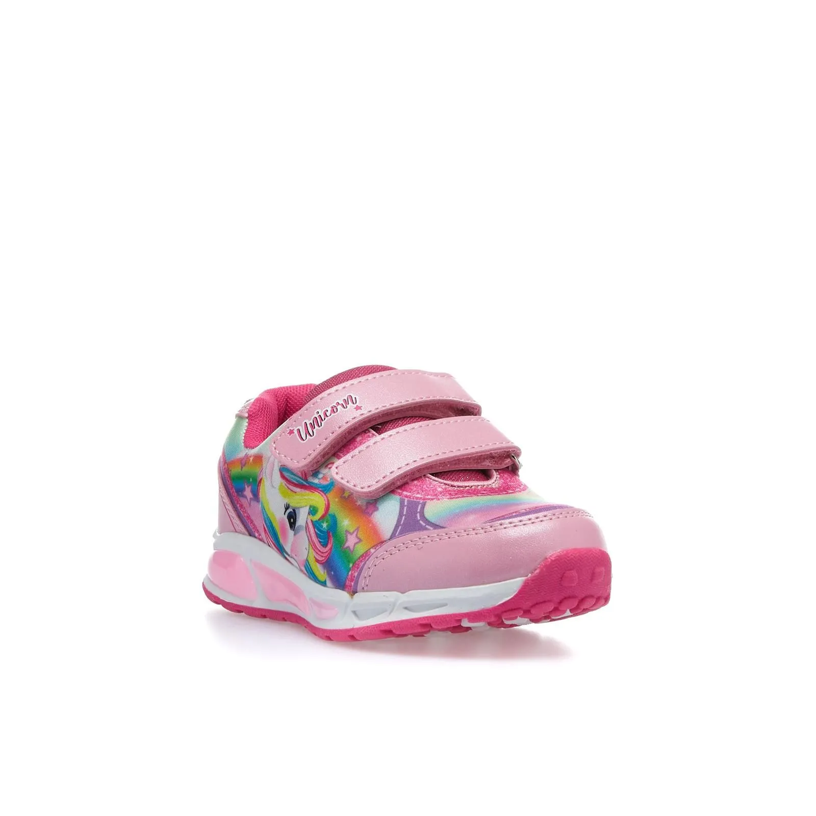 Sneakers rosa unicorno con suola in gomma