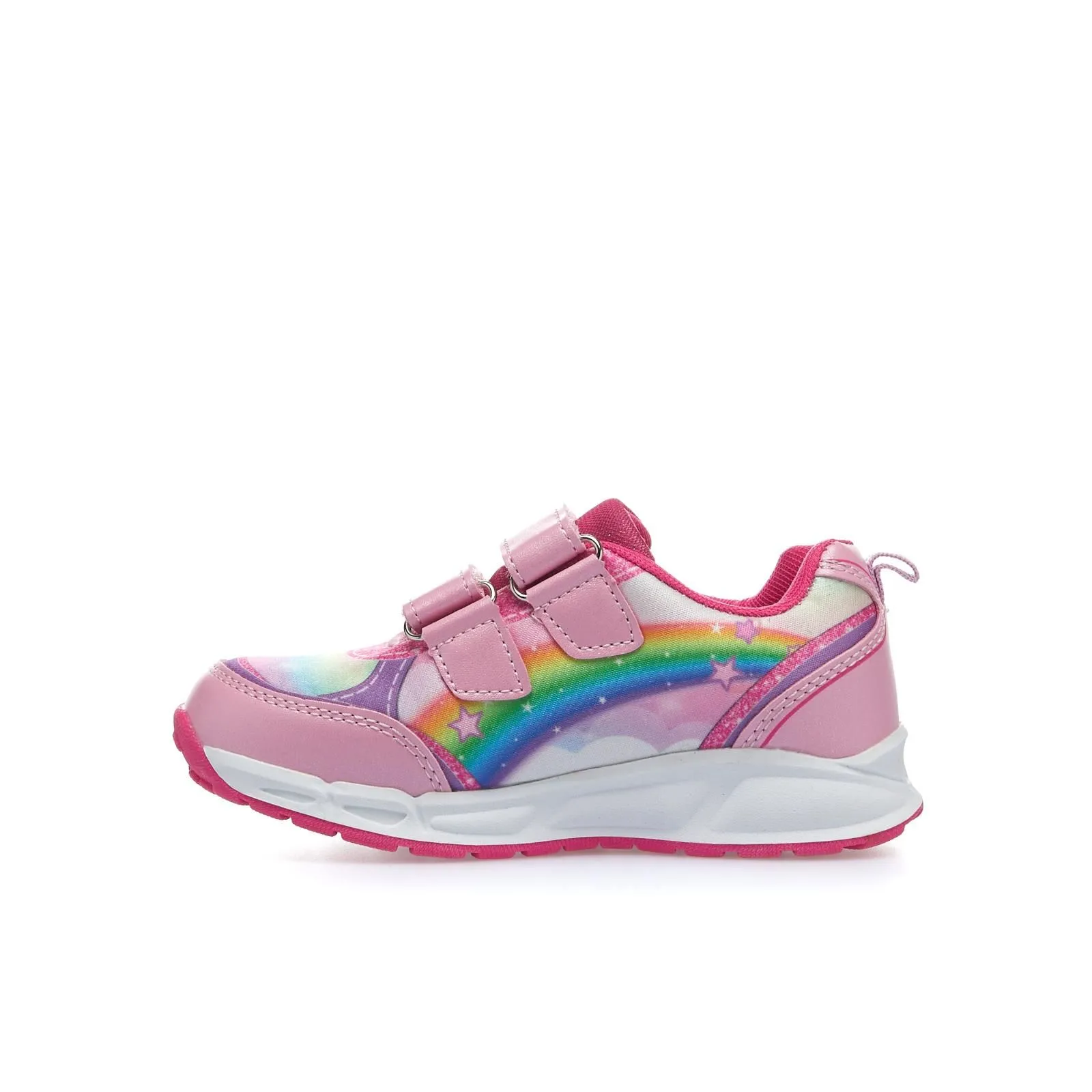 Sneakers rosa unicorno con suola in gomma