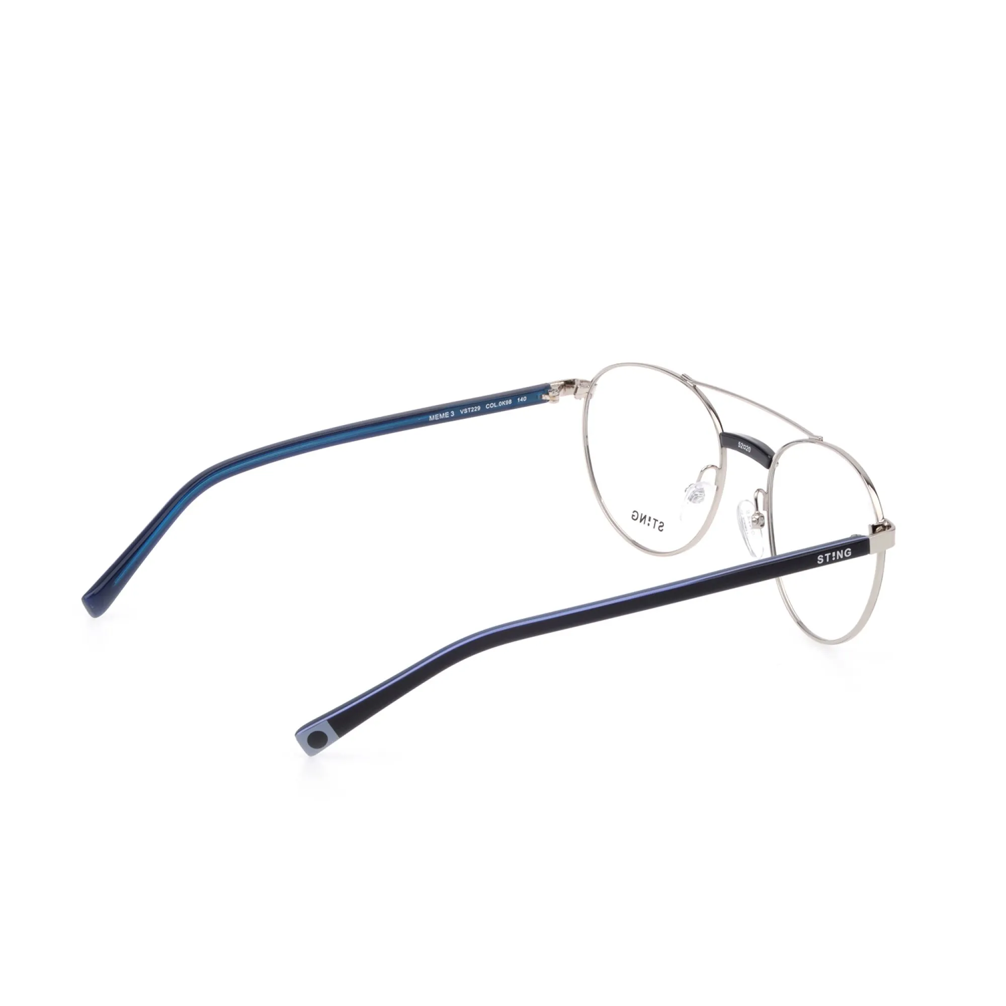   Sting VST229 Meme 3 0K98 Palladio Lucido | Occhiale Da Vista Unisex 