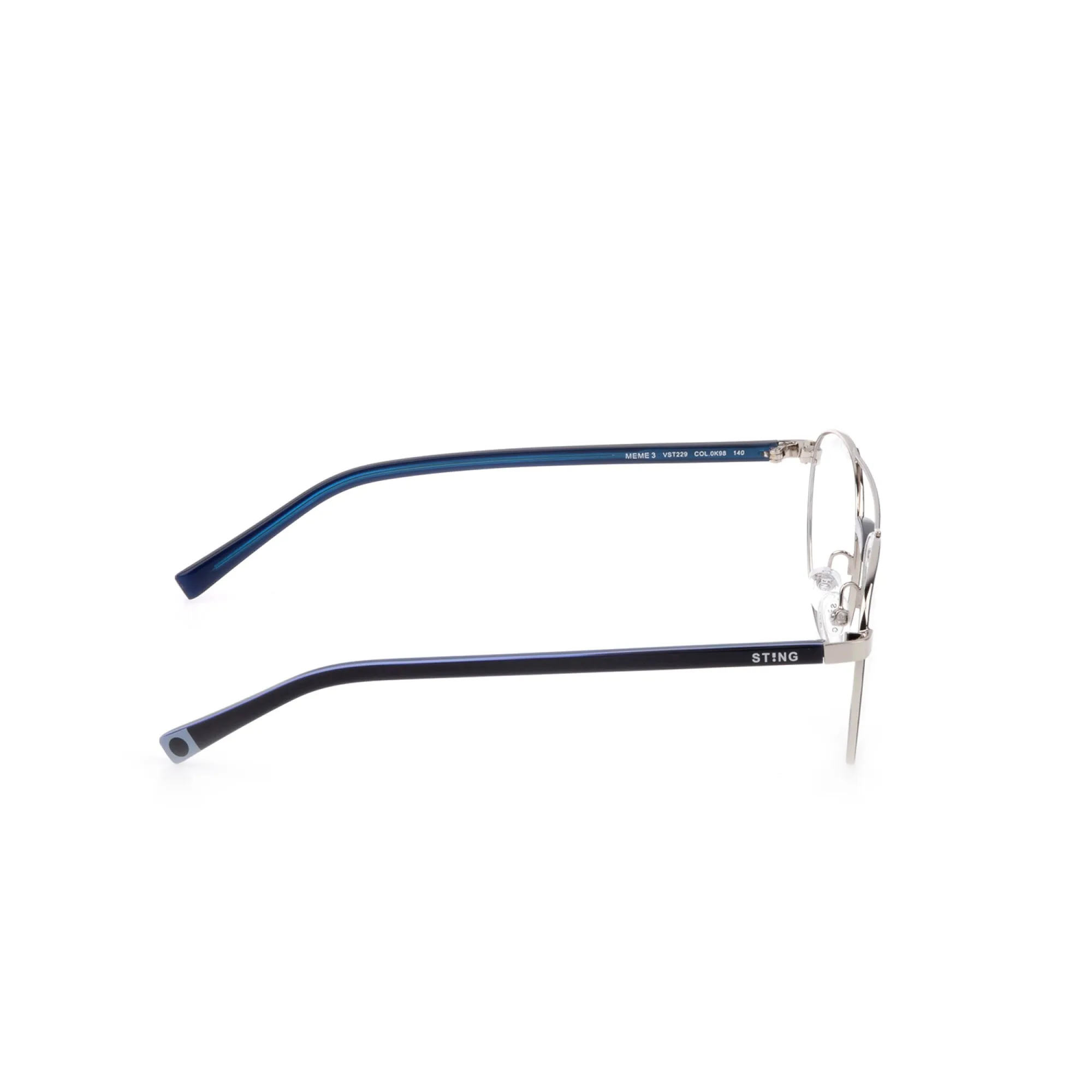   Sting VST229 Meme 3 0K98 Palladio Lucido | Occhiale Da Vista Unisex 