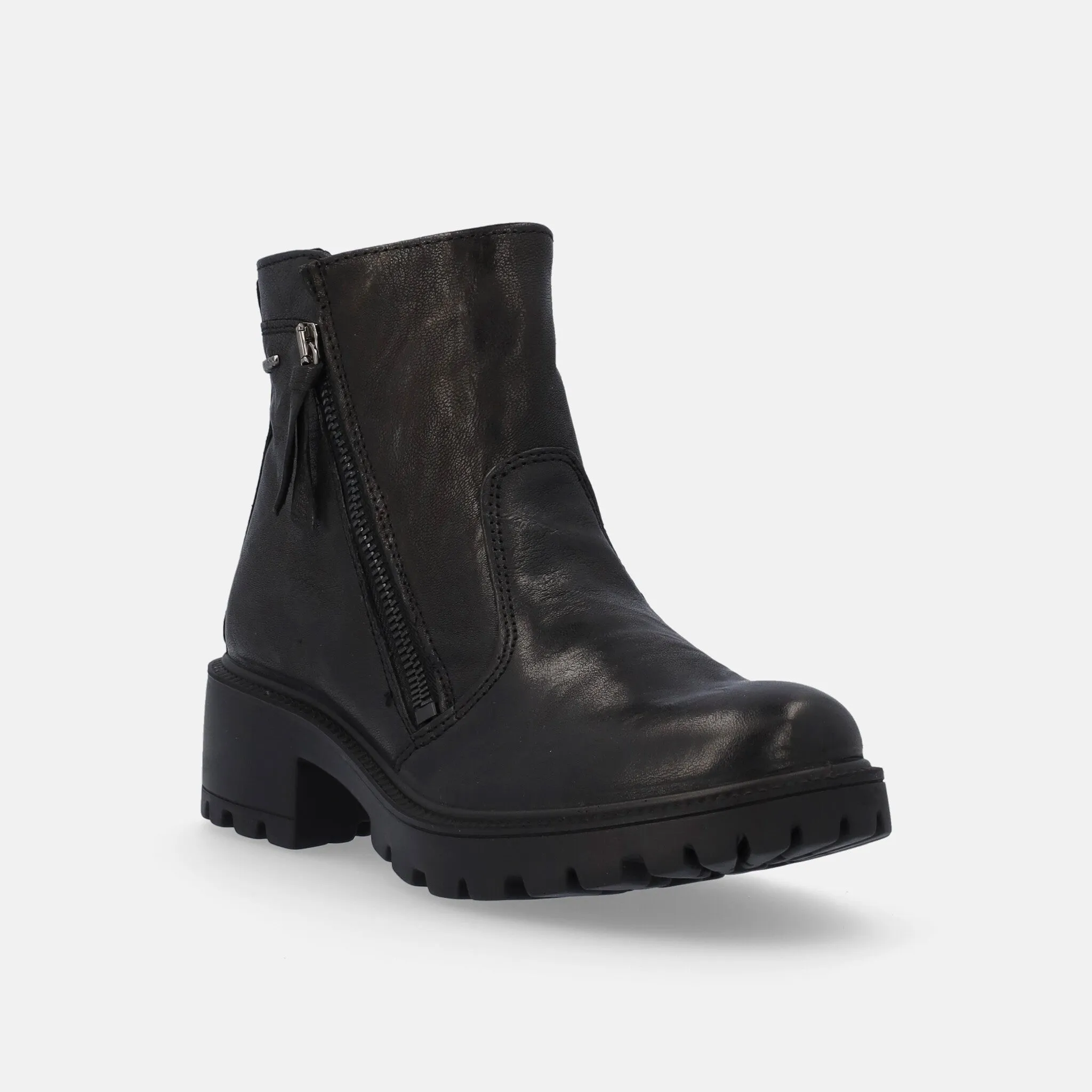 Stivaletti con tacco donna Igi&Co in pelle