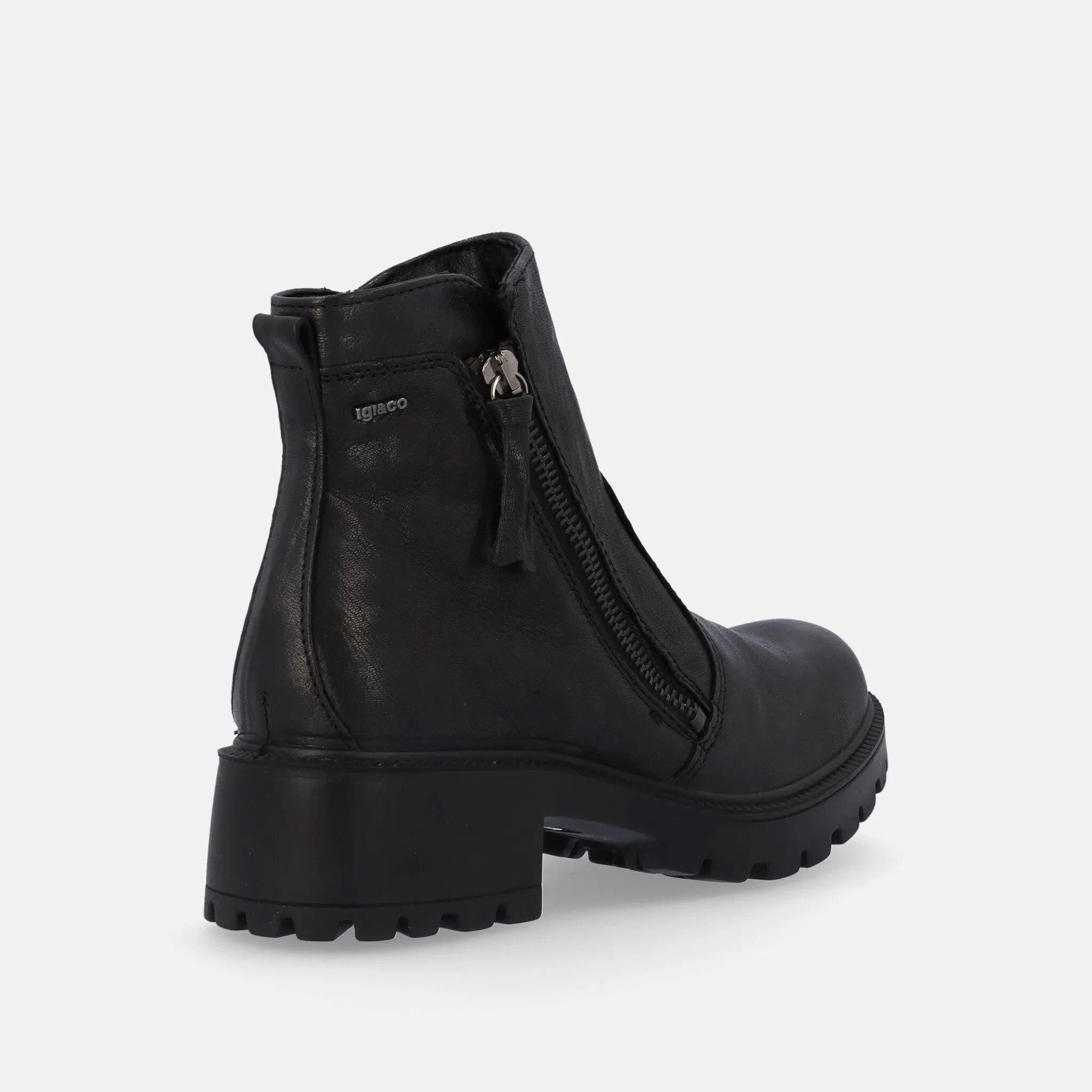 Stivaletti con tacco donna Igi&Co in pelle