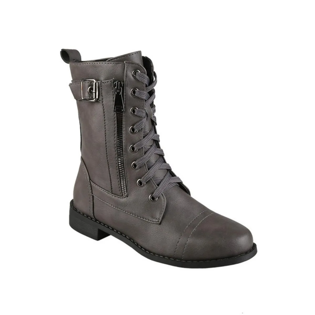 Stivaletti con zip autunnali da donna Stivaletti con fibbia nuovi originali da donna Moda femminile Appartamenti casual Calzatur