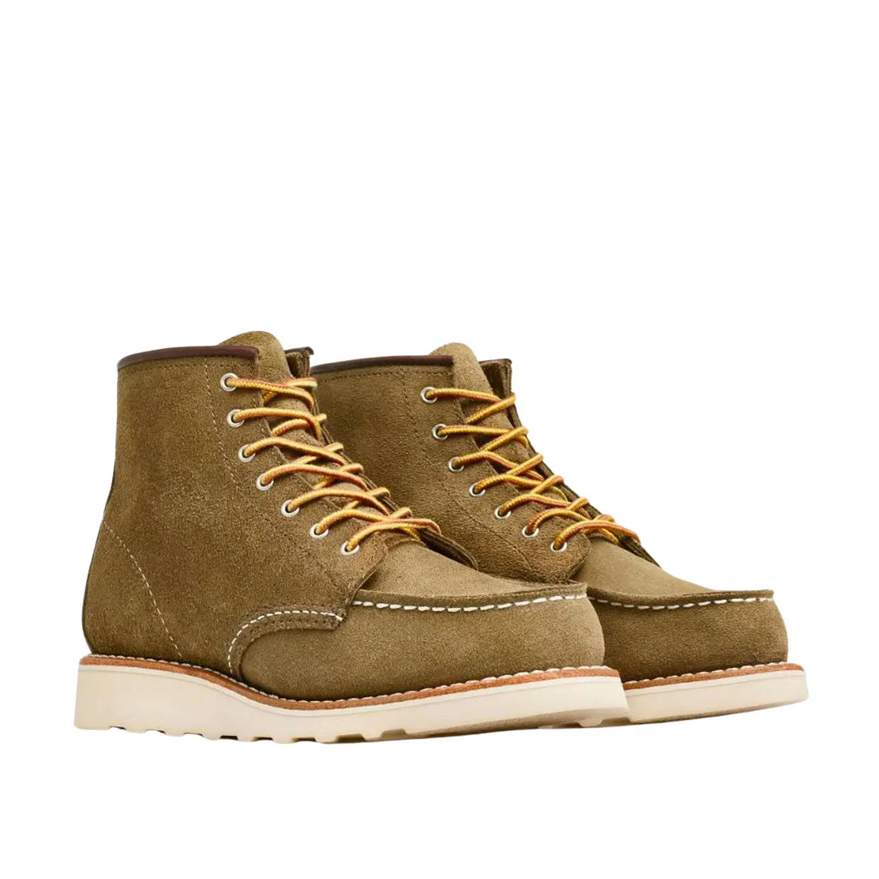 Stivaletti Uomo Red Wing Classic Moc Suede Verde
