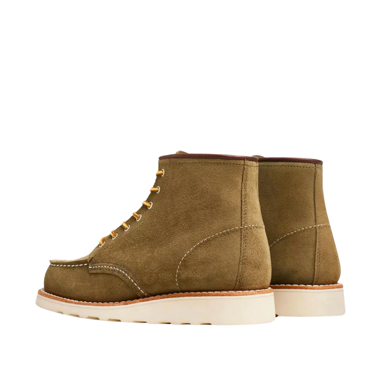 Stivaletti Uomo Red Wing Classic Moc Suede Verde