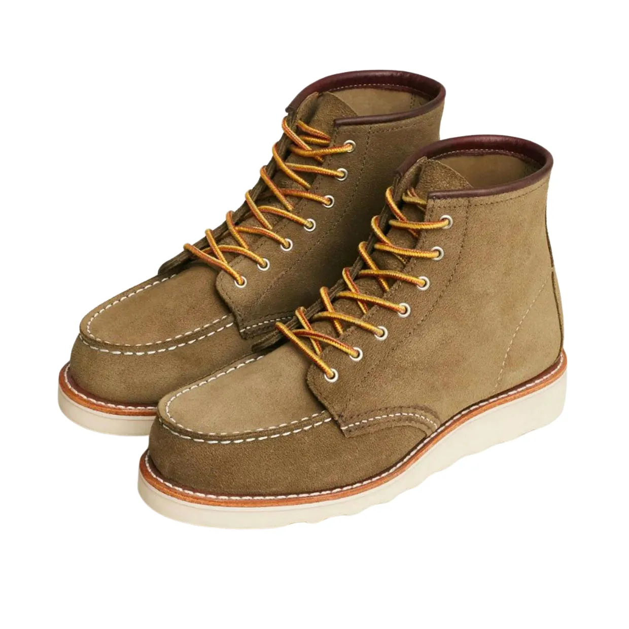 Stivaletti Uomo Red Wing Classic Moc Suede Verde