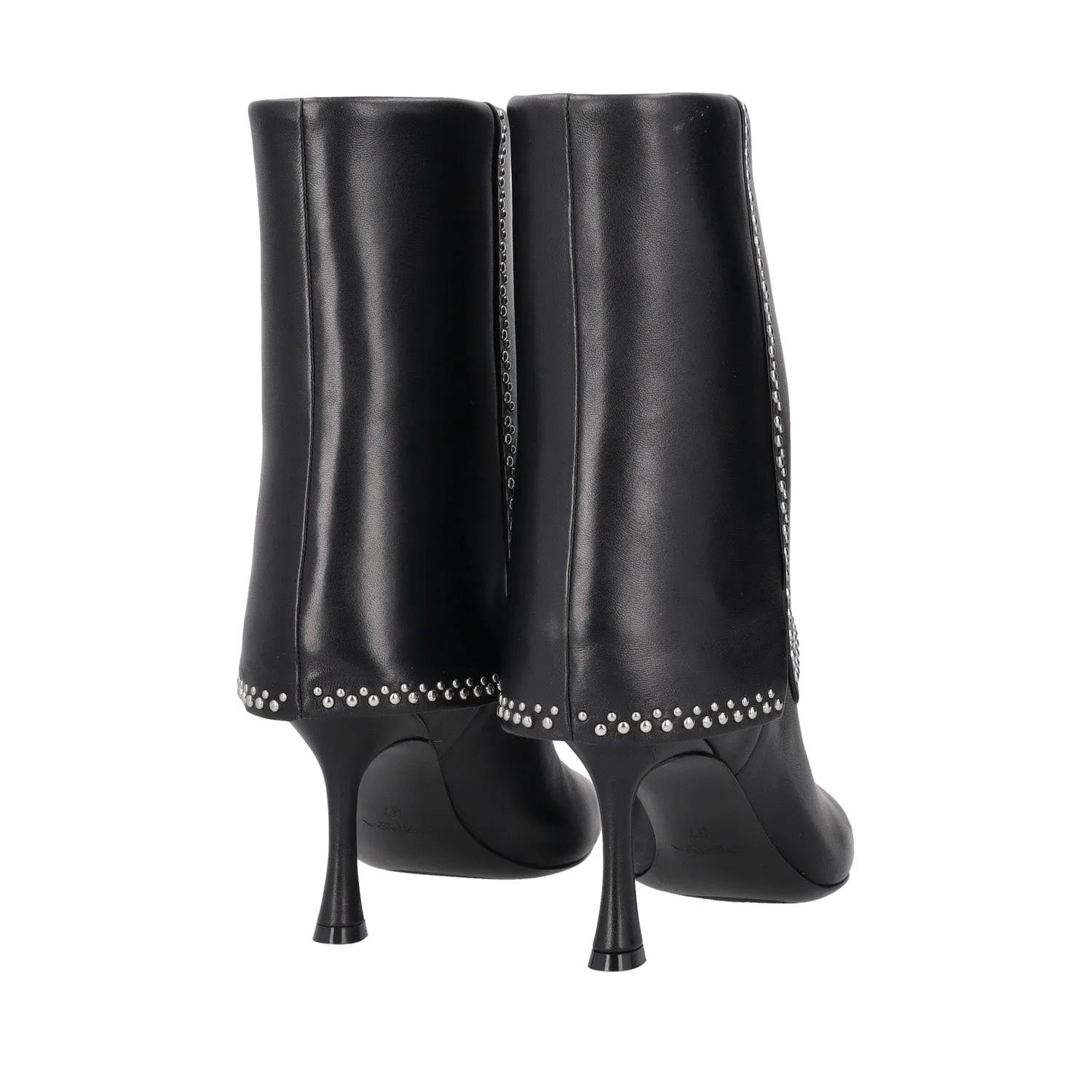     STIVALETTO ICY CON BORCHIE COLORE NERO  