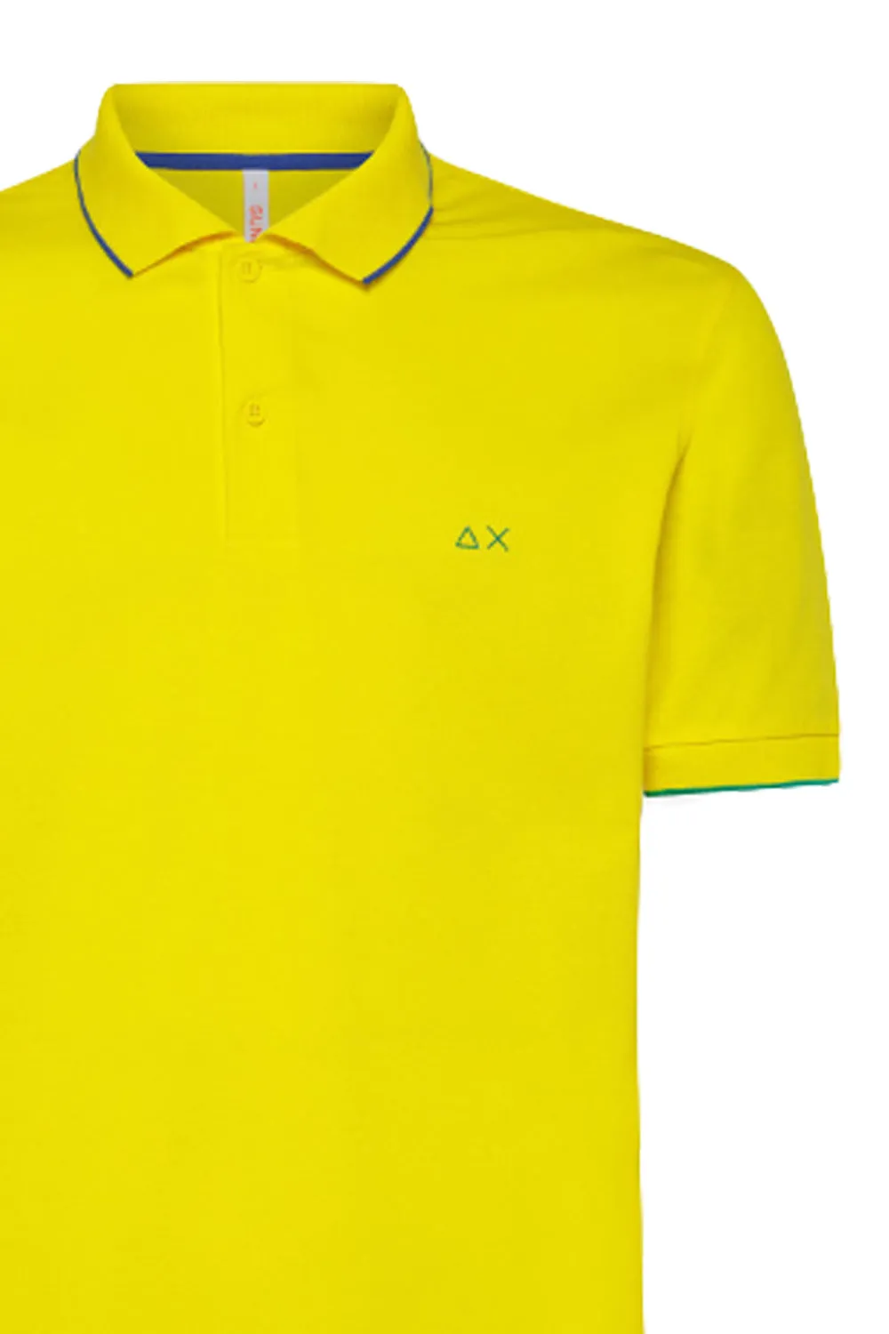 SUN68 Polo small stripes