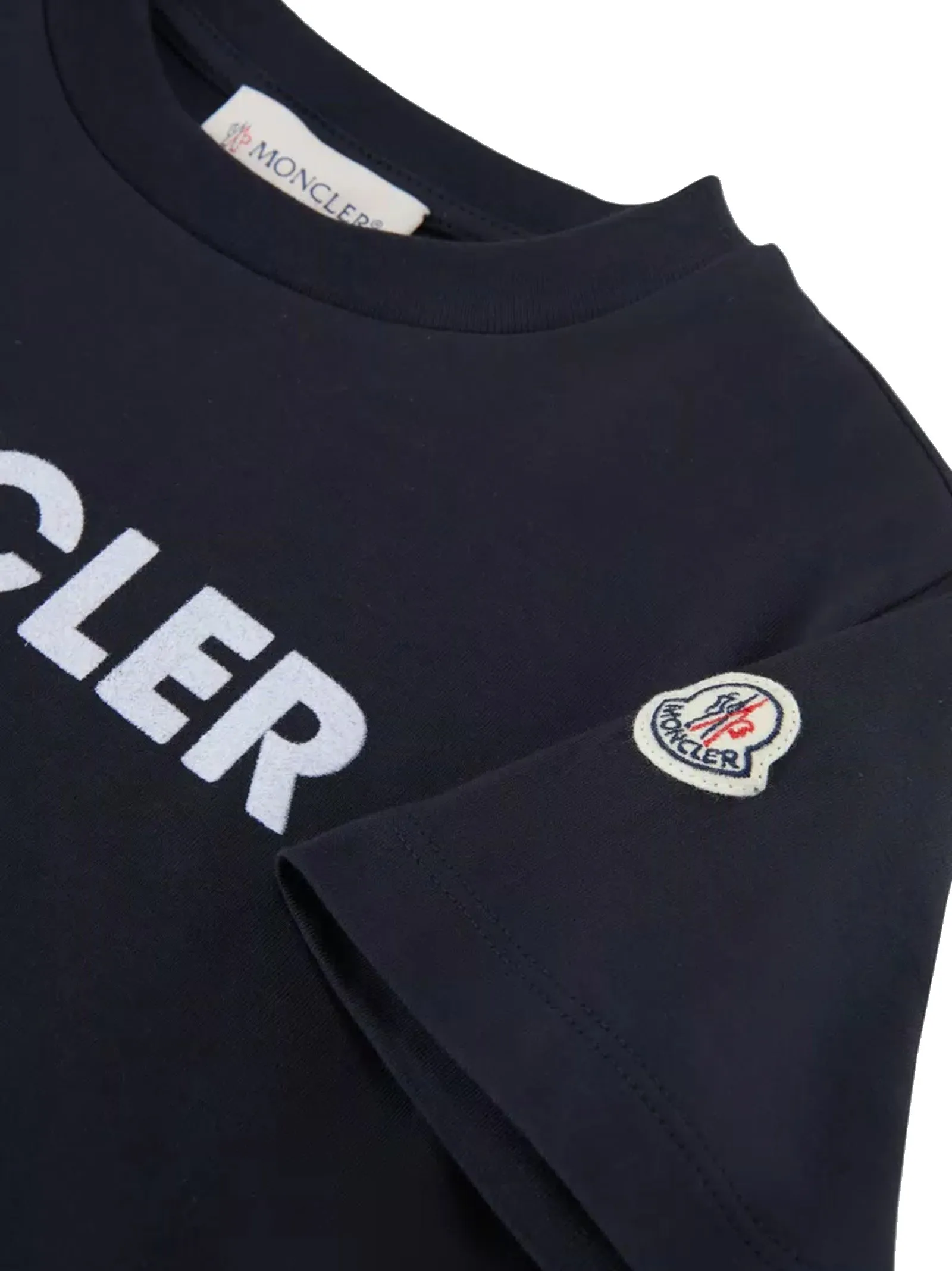 T-SHIRT LOGO PETTO  MONCLER  BAMBINO 8C0000389AFV###778