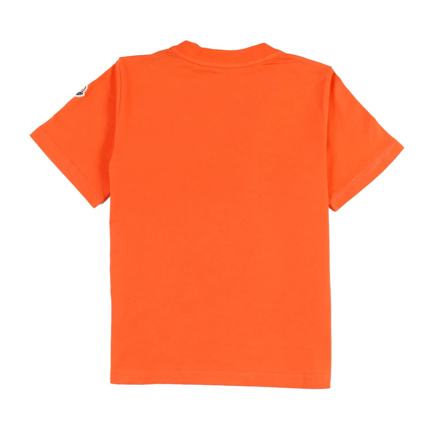T-Shirt Moncler Arancione Con Stampa North Pole