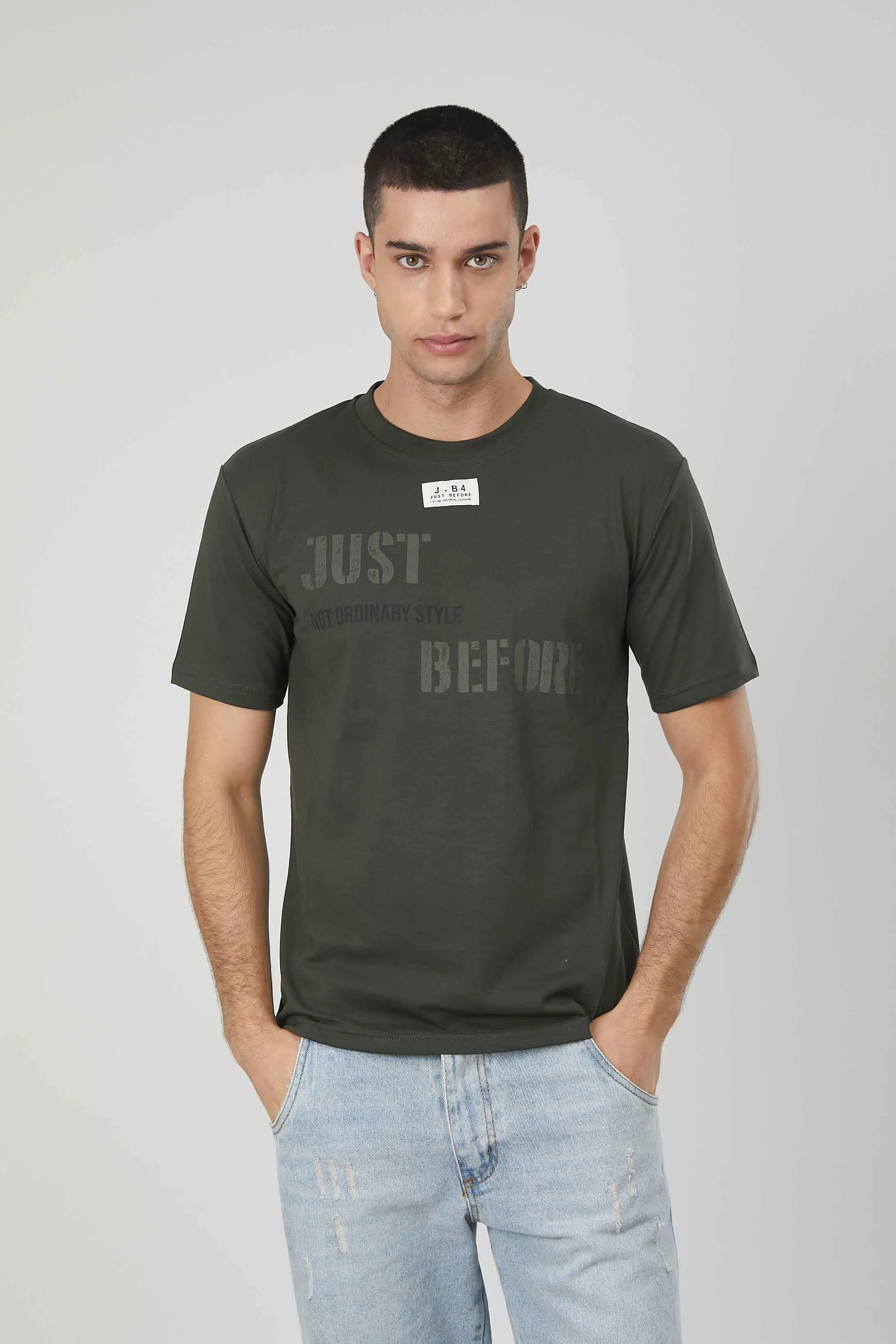 T-SHIRT STAMPA MILITARY STYLE