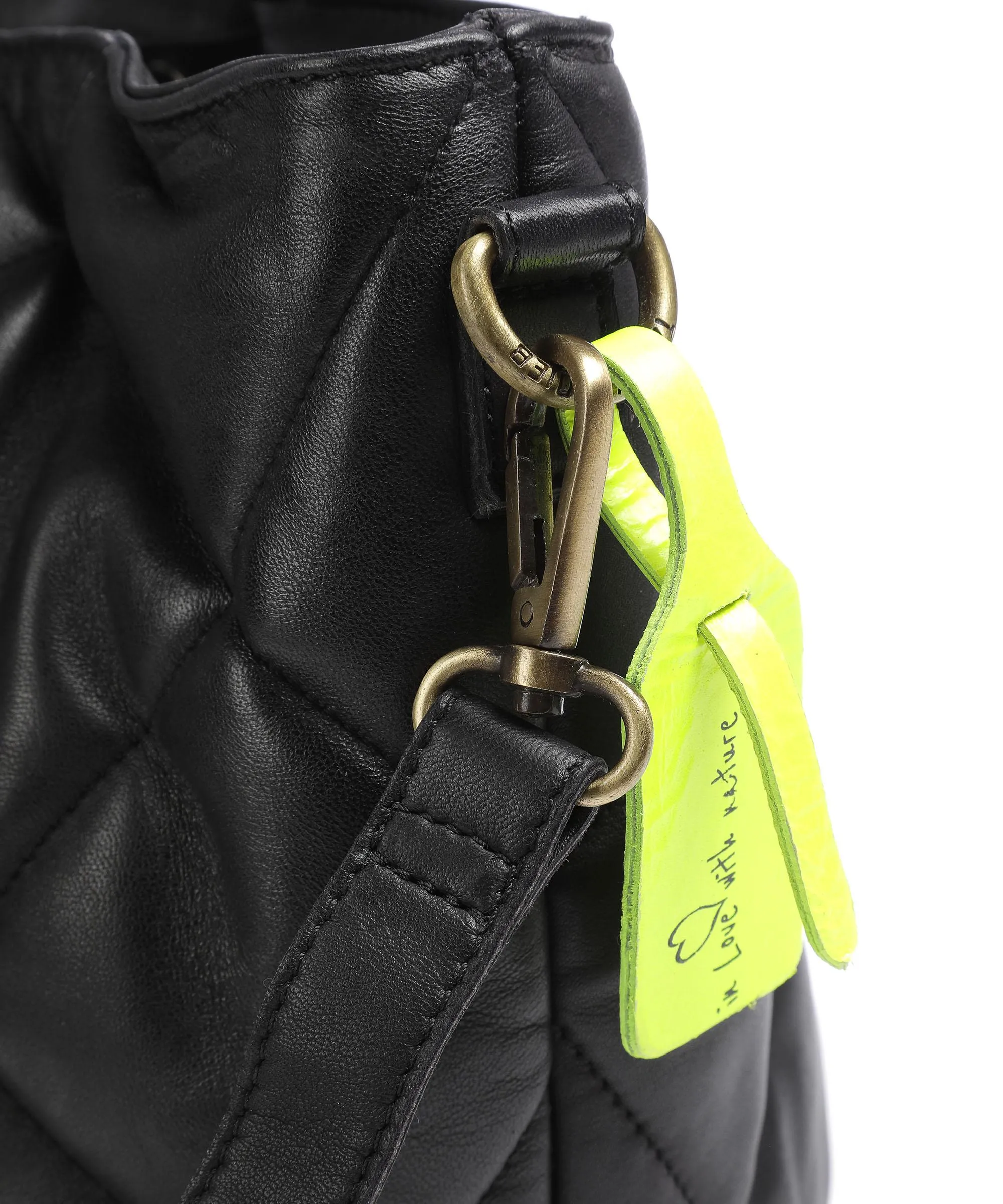  Taschendieb Wien Wipplinger Strasse 4 Borsa shopper pelle di pecora nero  
