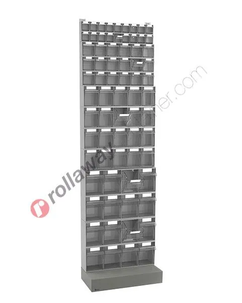 Telaio da parete con cassettiere altezza 2000 mm