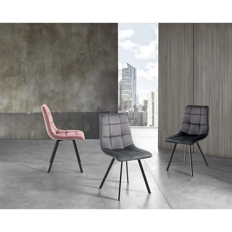 Tomasucci Set 4 sedie TOFFEE BLACK