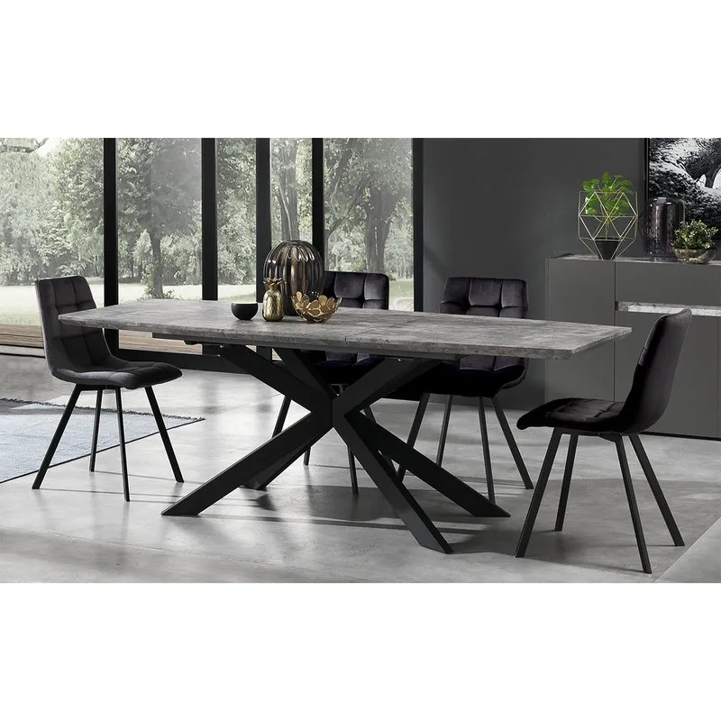 Tomasucci Set 4 sedie TOFFEE BLACK
