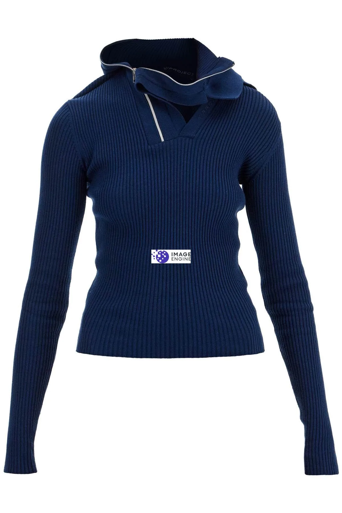 Top manica lunga pinched shoulder