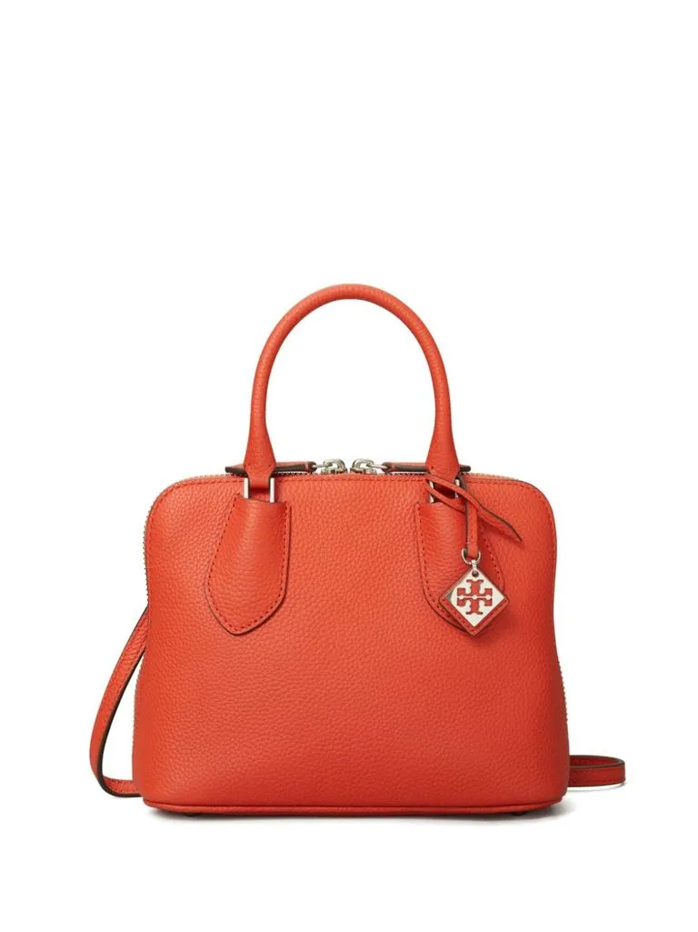tory burch Borsa mini 'Pebbled Swing'