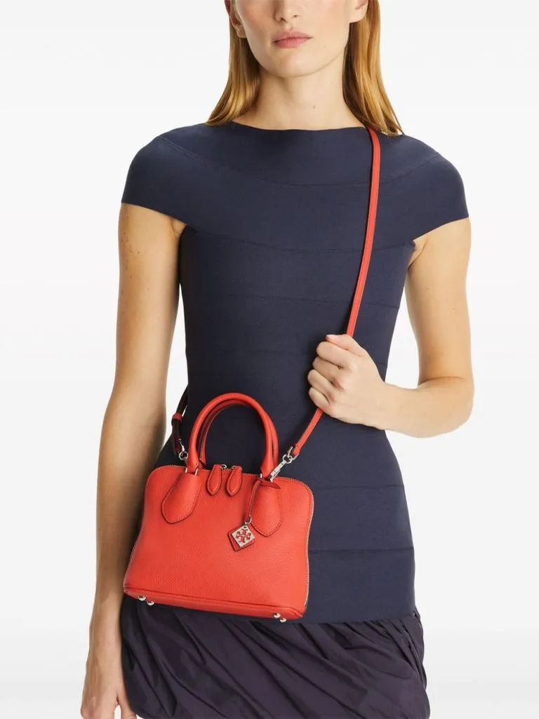 tory burch Borsa mini 'Pebbled Swing'