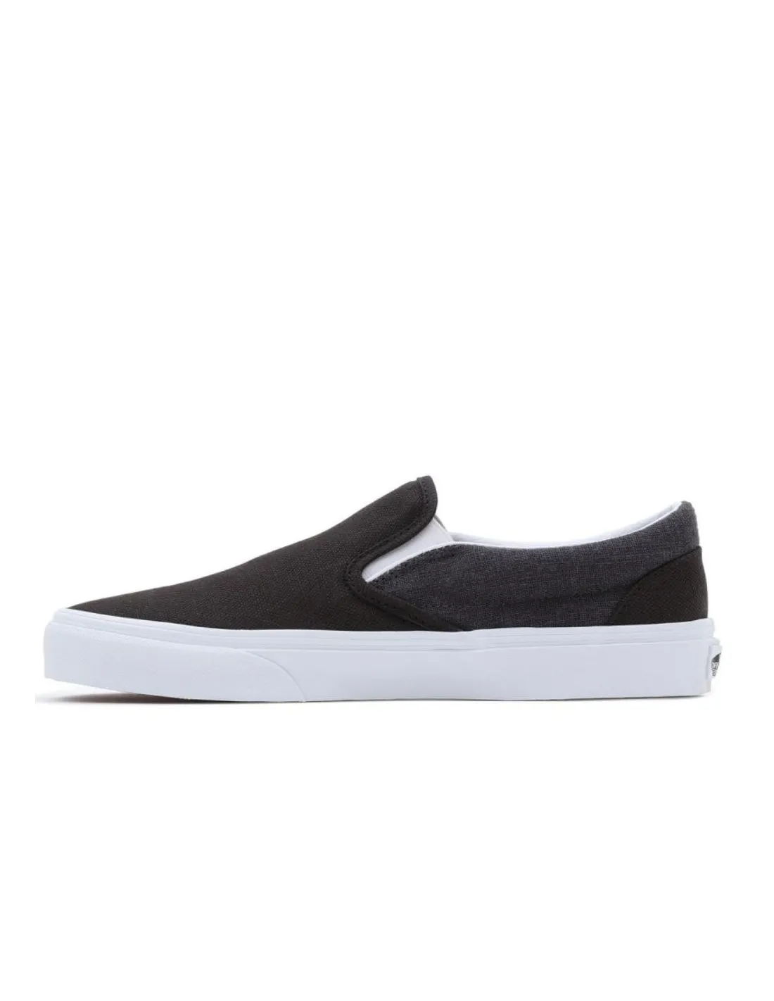 Vans Ua Classic Slip On Summer Linen Scarpe nere