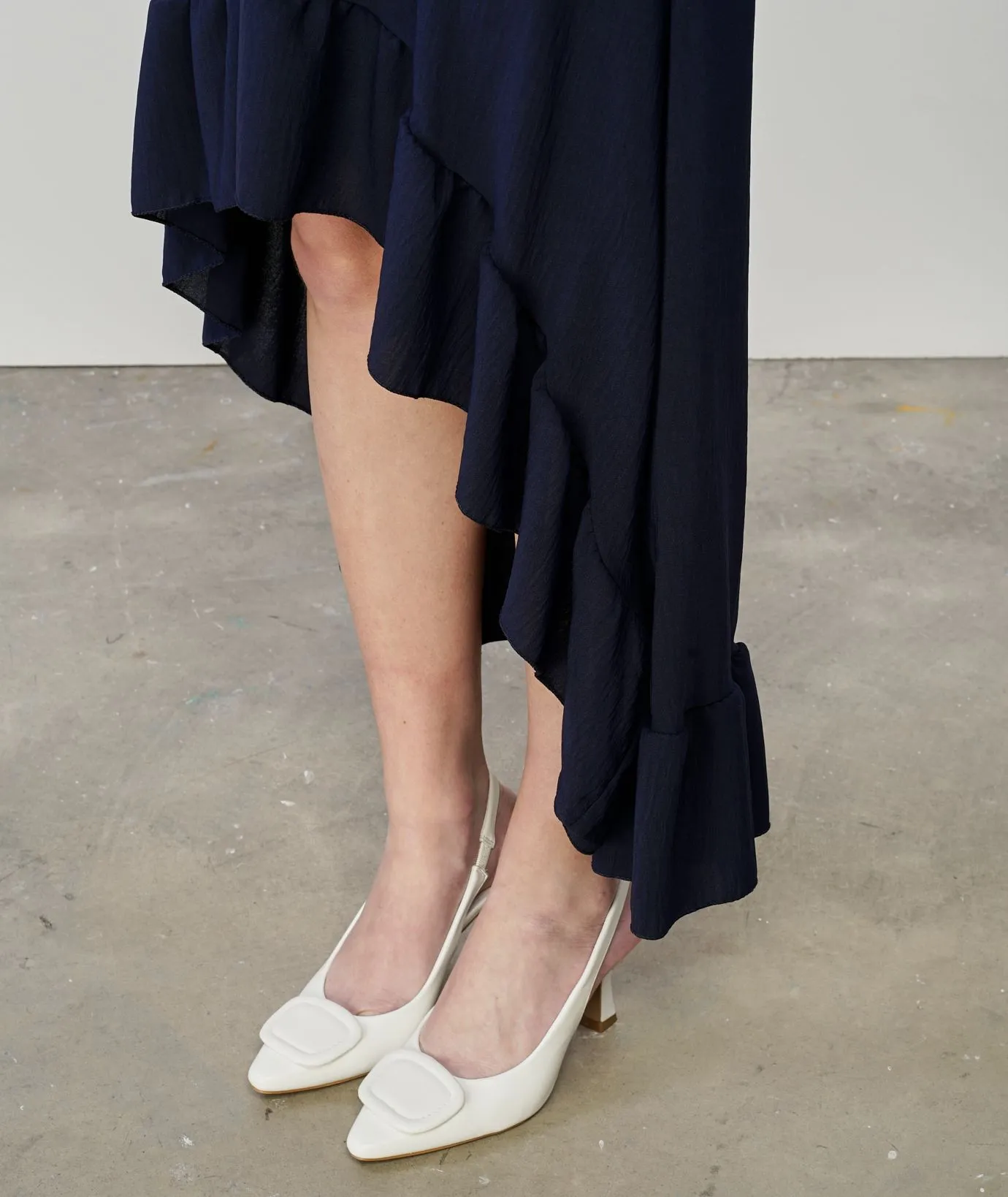 Vestito blu ampio da donna