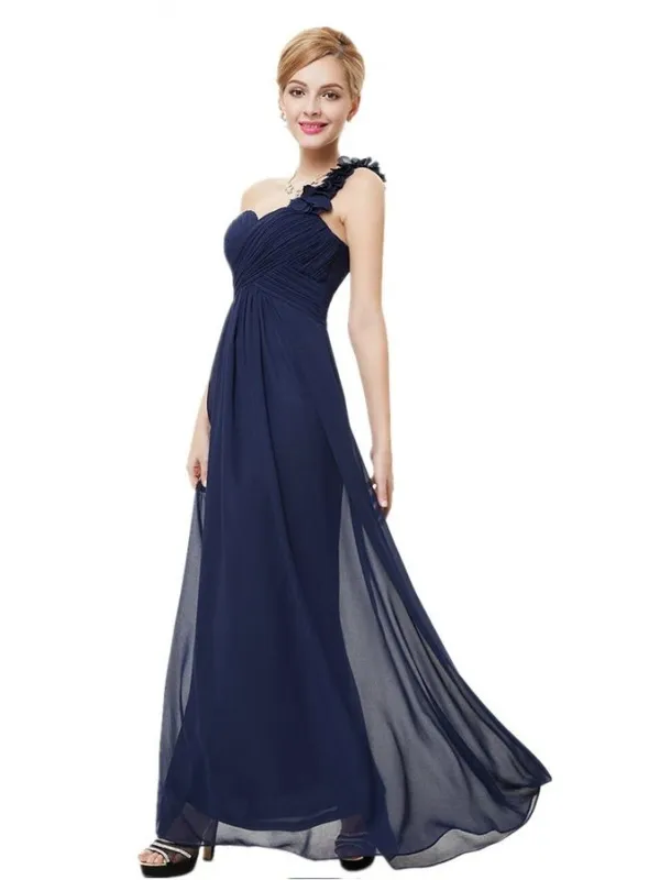 Vestito lungo blu per Damigelle