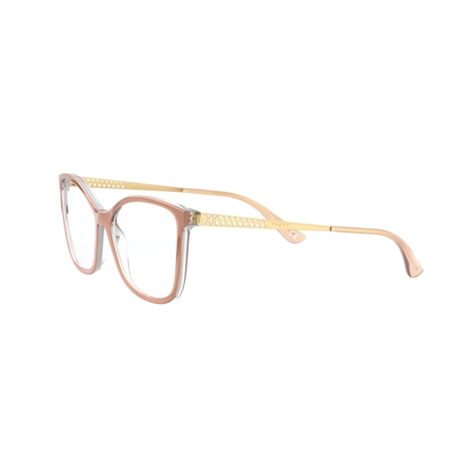  Vogue VO 5334 - 2847 Rosa Su Trasparente | Occhiale Da Vista Donna 