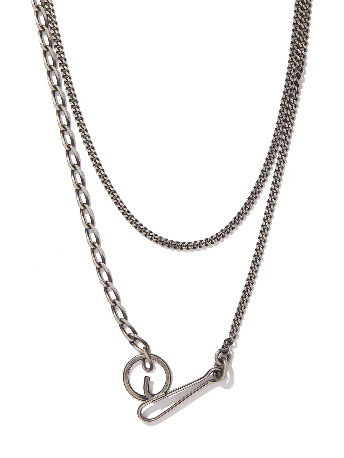 WERKSTATT:MUNCHEN  BODY CHAIN IN ARGENTO 