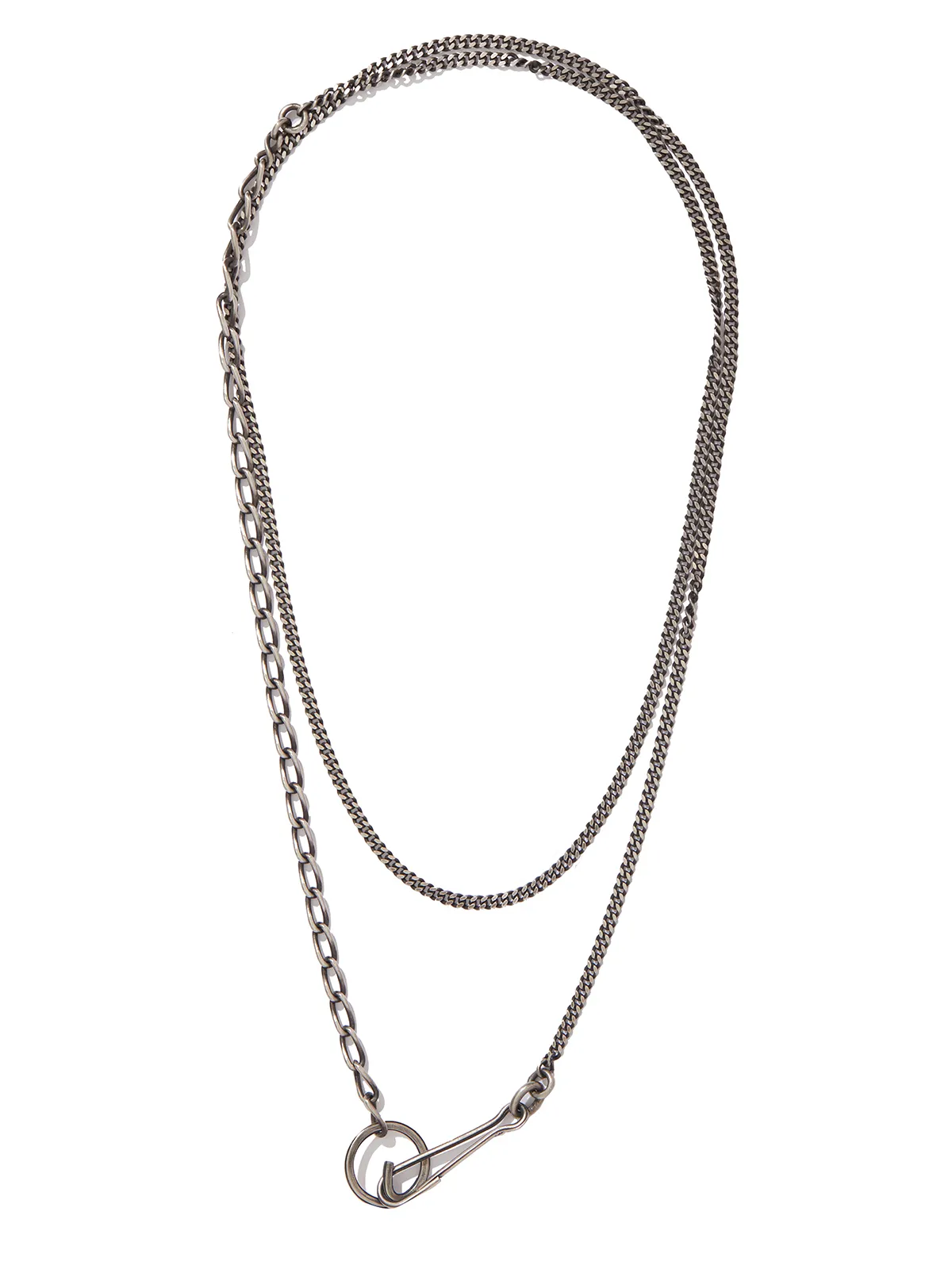 WERKSTATT:MUNCHEN  BODY CHAIN IN ARGENTO 