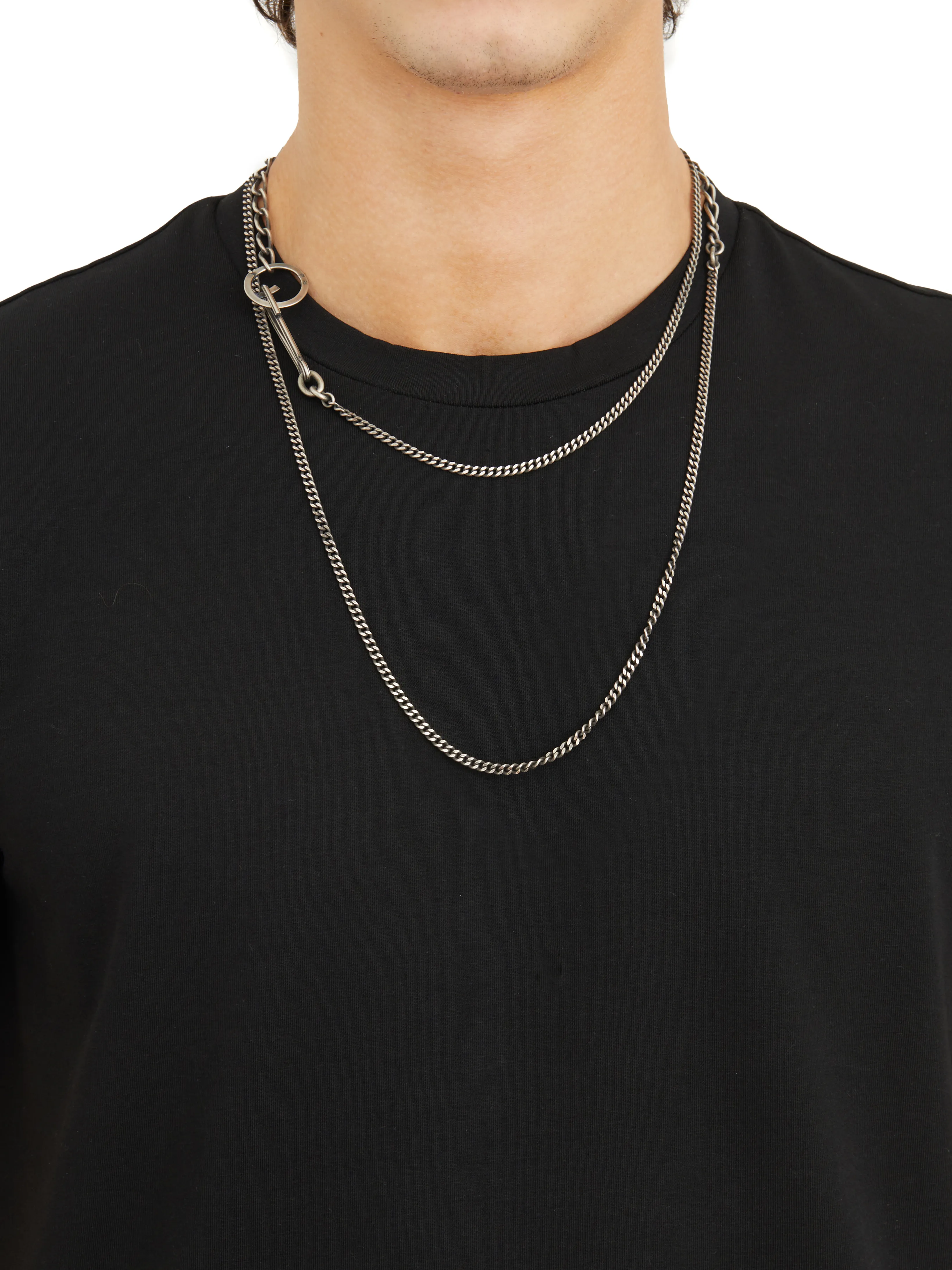 WERKSTATT:MUNCHEN  BODY CHAIN IN ARGENTO 