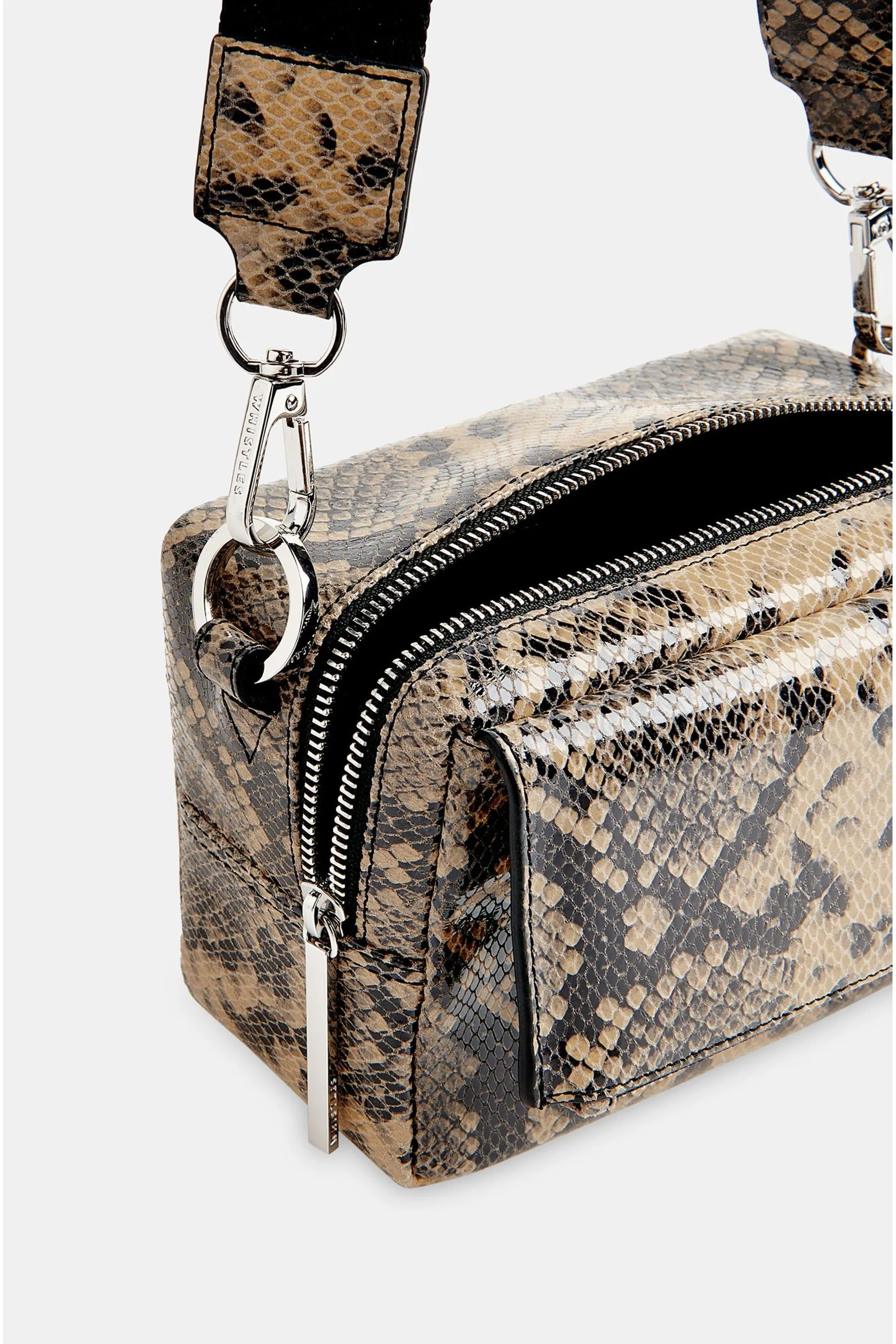 Whistles - Bibi - Nero a tracolla pitonata - Borsa