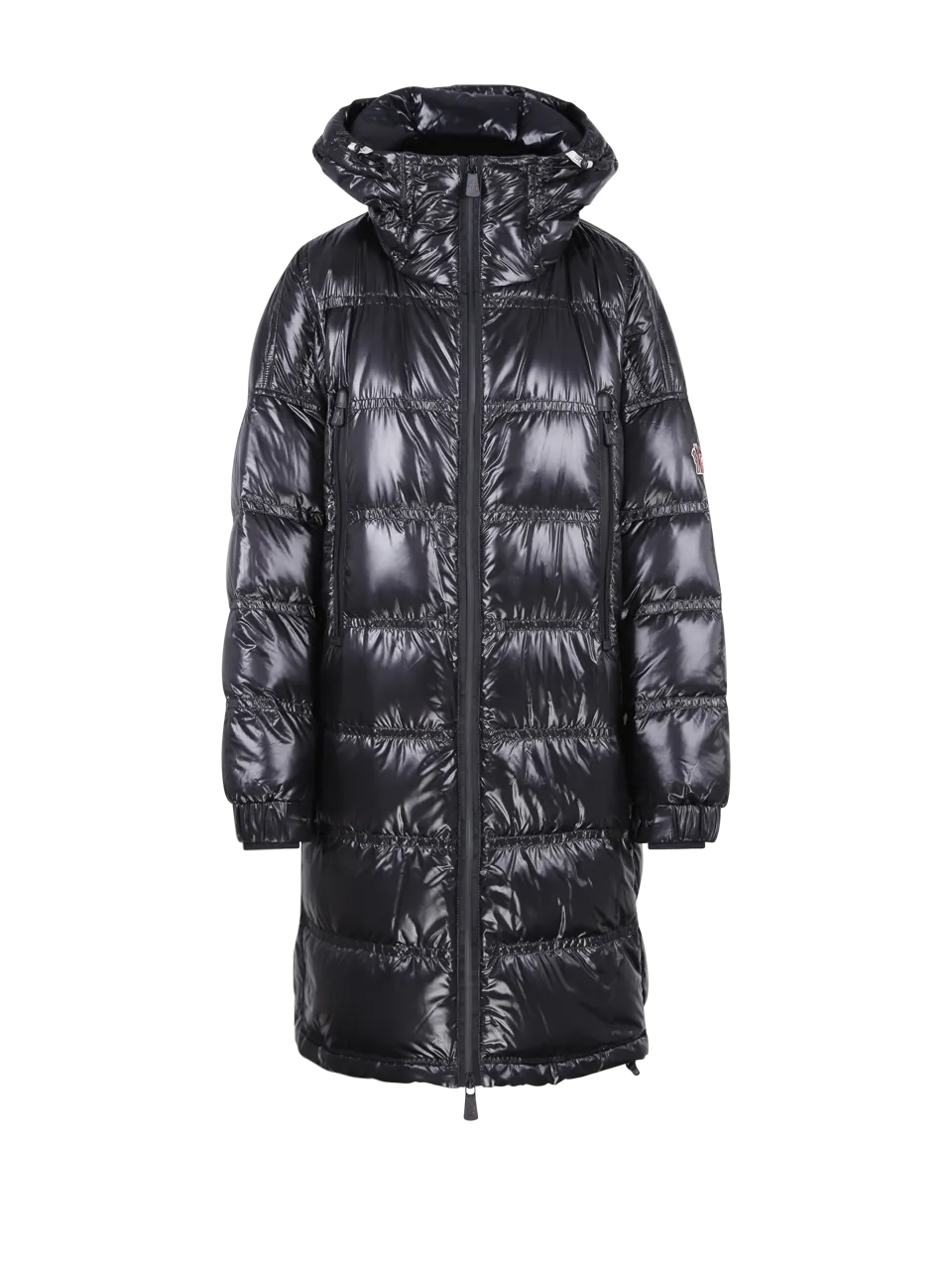 WOMAN MONCLER GRENOBLE BLACK POLYAMIDE ROCHELAIR LONG PARKA