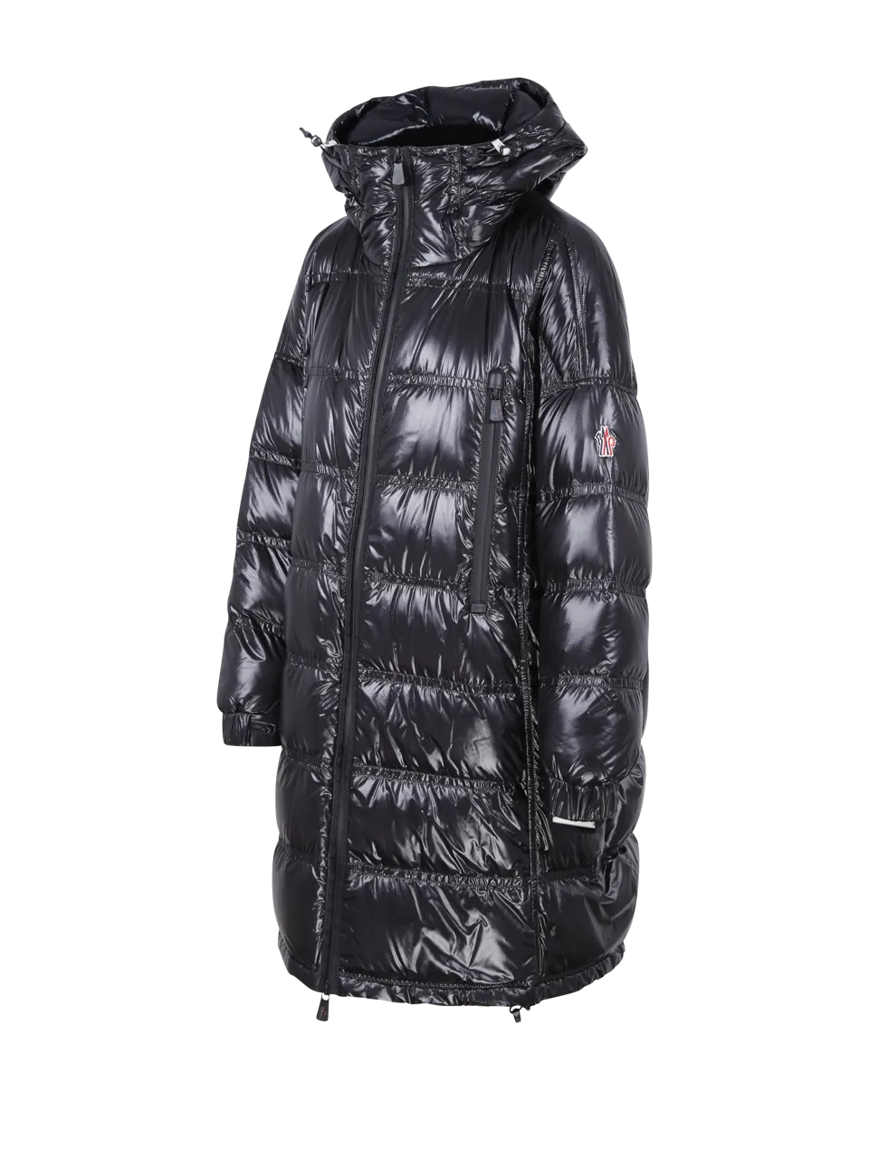 WOMAN MONCLER GRENOBLE BLACK POLYAMIDE ROCHELAIR LONG PARKA