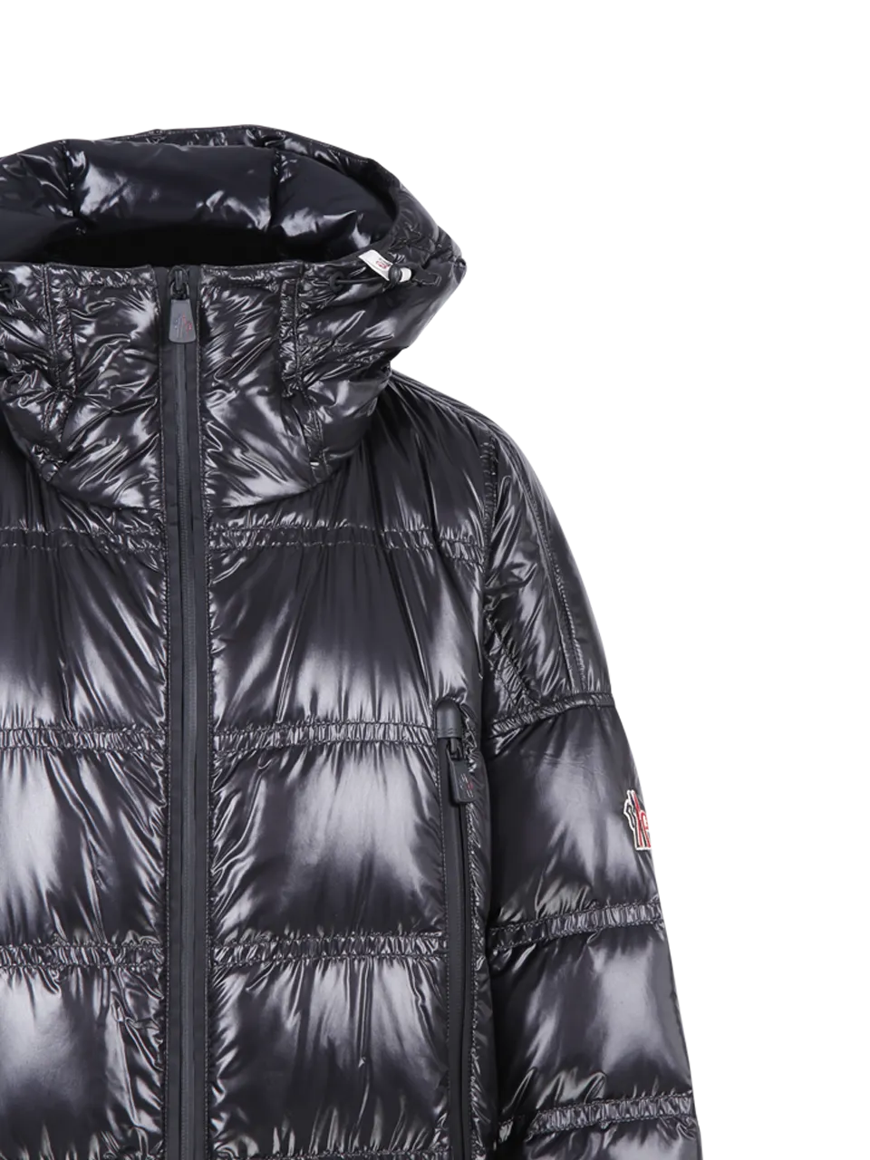 WOMAN MONCLER GRENOBLE BLACK POLYAMIDE ROCHELAIR LONG PARKA