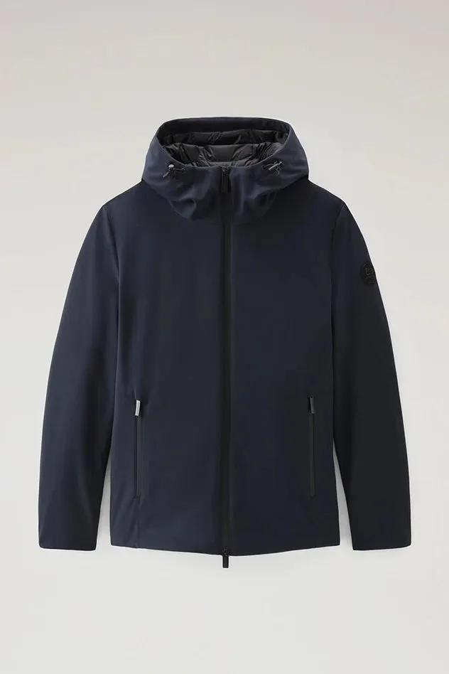 Woolrich Softshell Jacket with Hood / Blue