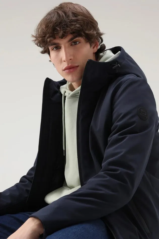 Woolrich Softshell Jacket with Hood / Blue