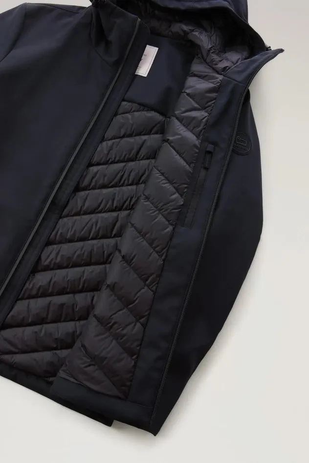 Woolrich Softshell Jacket with Hood / Blue