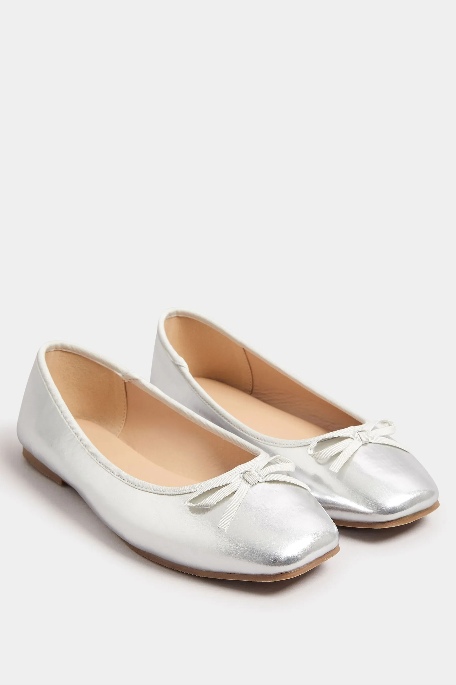 Yours Curve - Scarpe a ballerina con punta rinforzata e Vestibilità ampia extra    