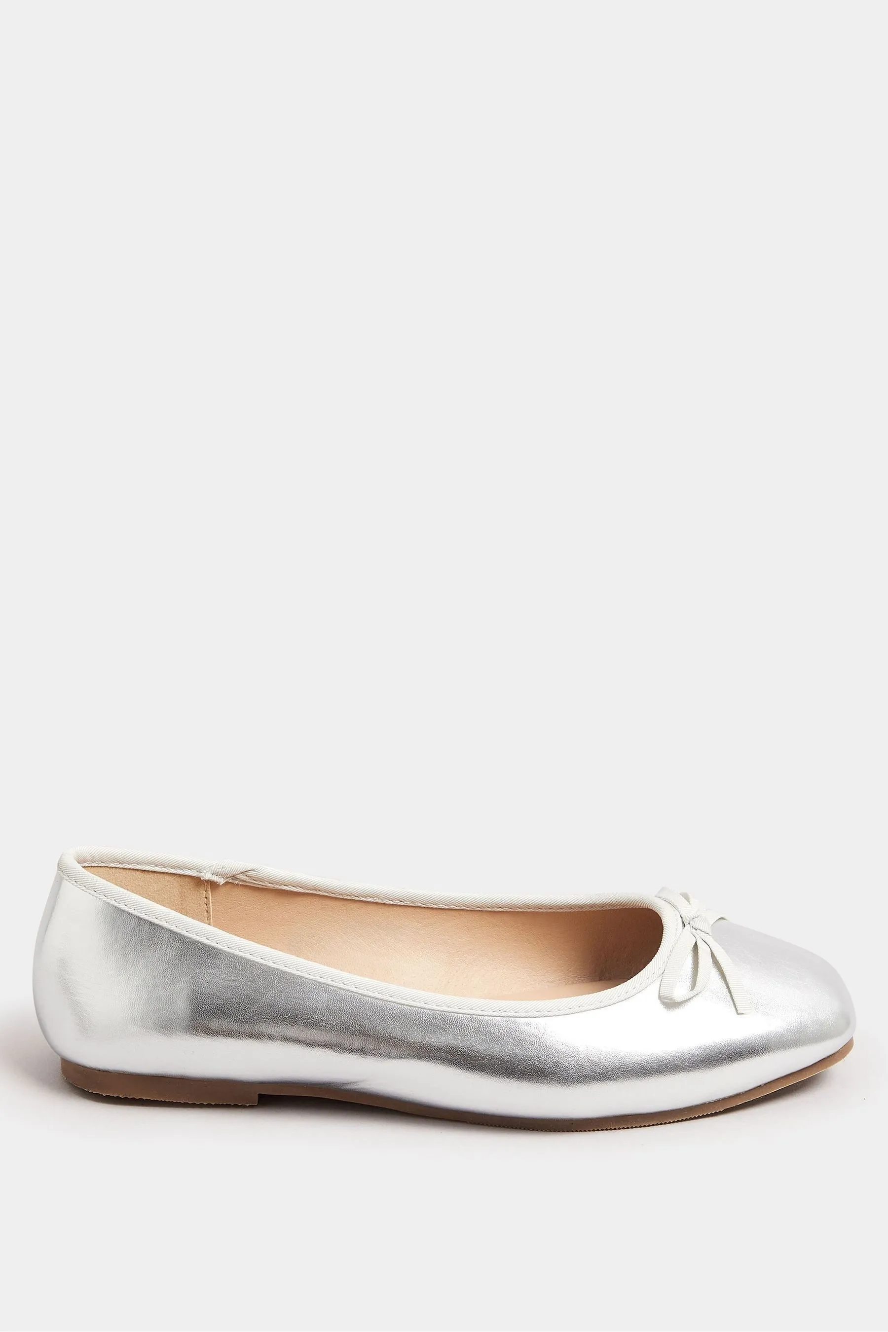 Yours Curve - Scarpe a ballerina con punta rinforzata e Vestibilità ampia extra    
